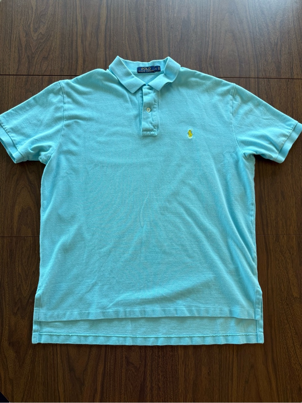 EUC Men’s Polo Ralph Lauren Turquoise Polo Shirt - Size L